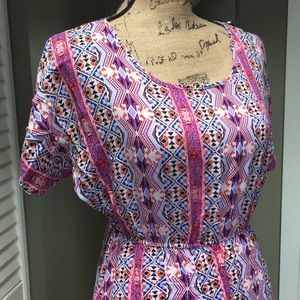 Aztec print tunic/dress